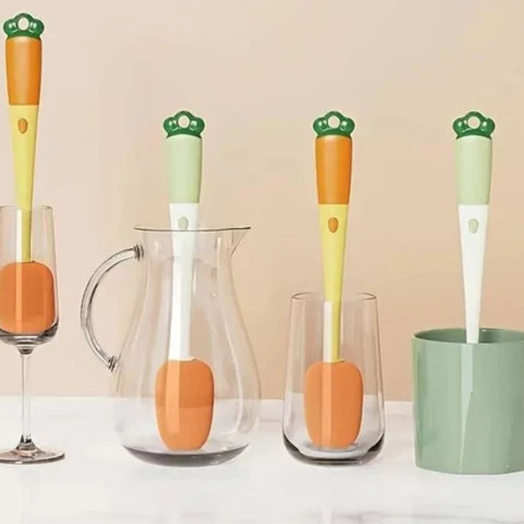 Sponge Cleaning Cup Brush 3 In 1 Multifunctional